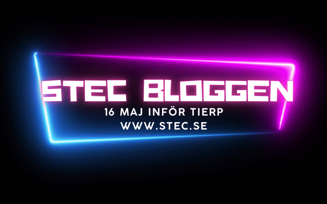 Allt inför Tierp 24 maj. STEC Större är formel 1 och Comeback av SM segrare 2019