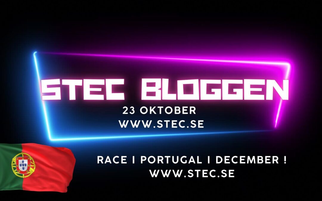 STEC bloggen tidig pga Oslo. Mycket positiv feedback , portugal , winter racing.