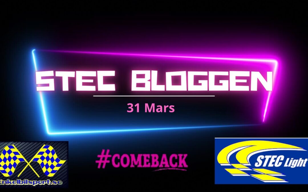 Bloggen 31 mars med mycket info om årets säsong